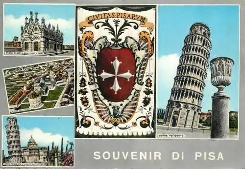 Postcard Italy Pisa