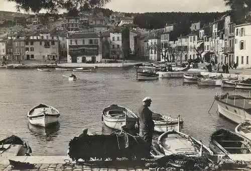 Postcard France Cassis sur Mer harbour