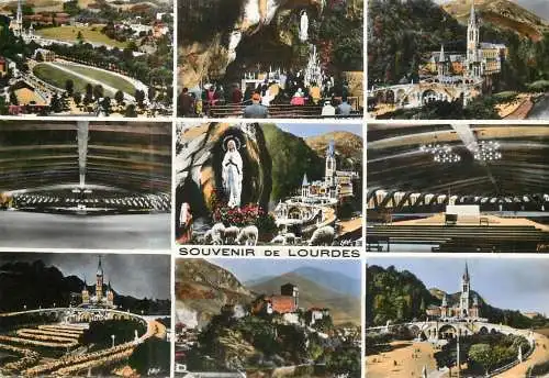 Postcard France Lourdes 1967