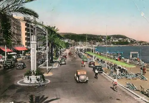 Postcard France Nice promenade des Anglais