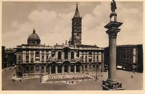 Postcard Italy Rome Santa maria Maggiore church