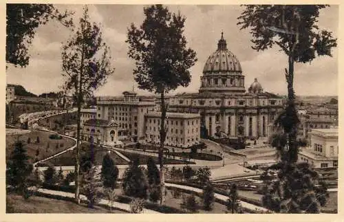 Postcard Italy Rome Vatican palace