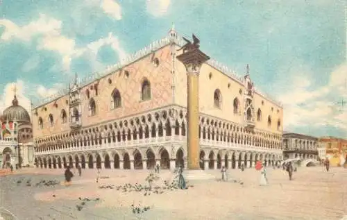 Postcard Italy Venice palazzo ducale