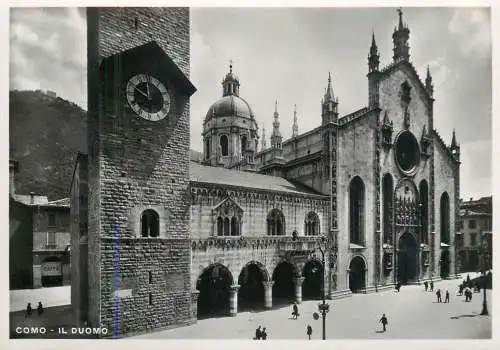 Postcard Italy Como il duomo