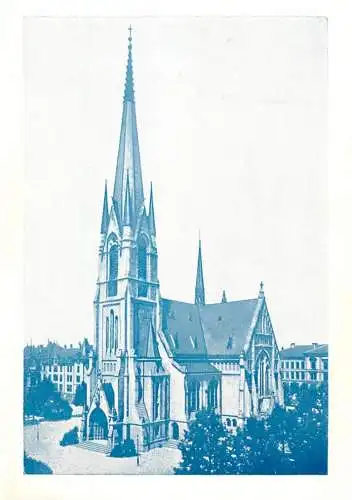 Postcard Switzerland Basel Matthaus Gemeinde