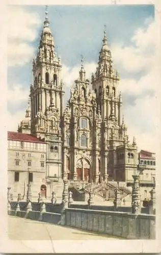 Postcard Spania Santiago de Compostela