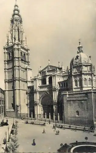Postcard Spania Toledo cathedral