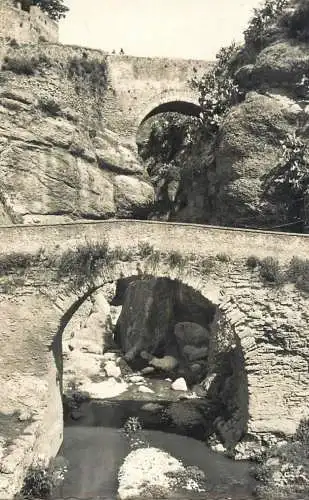 Postcard Spania Ronda arab bridge