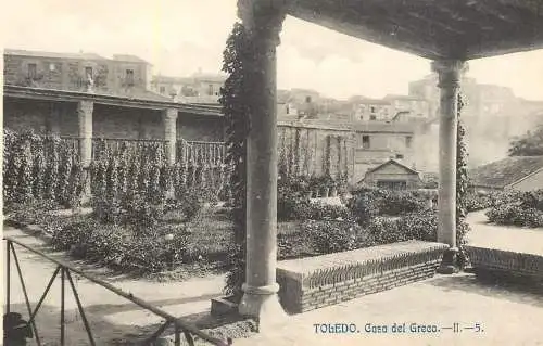 Postcard Spania Toledo casa del Greco