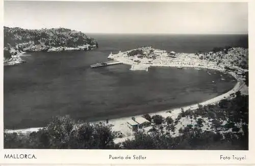 Postcard Spania Mallorca Puerto de Soller