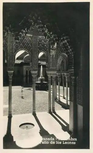 Postcard Spania Granada Alhambra