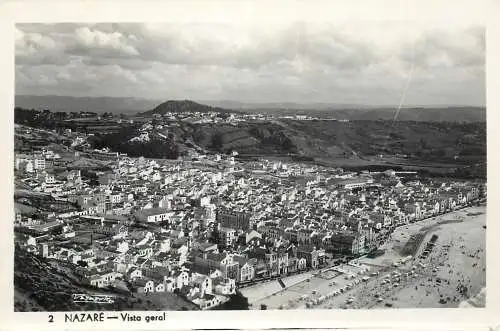 Postcard Portugal Nazare vista geral