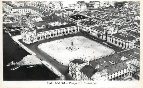 Postcard Portugal Lisboa Praca do Comercio