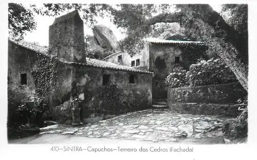 Postcard Portugal Sintra Capuchos terreiro dos Cedros