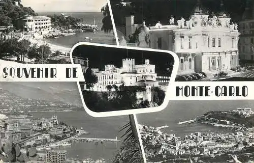 Postcard Monaco Monte Carlo Prince's Palace