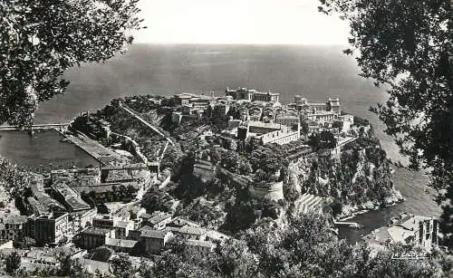 Postcard Monaco Monte Carlo Rocher