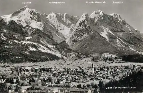 Postcard Germany Garmisch Partenkirchen