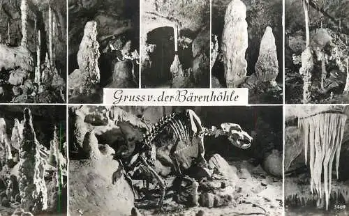 Postcard Germany Grussv der Barenhohle