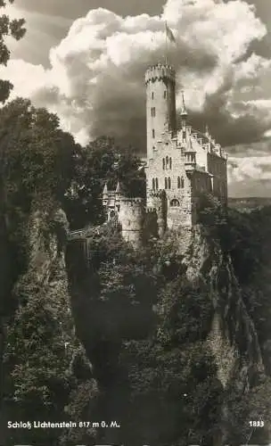 Postcard Germany Schloss Lichtenstein