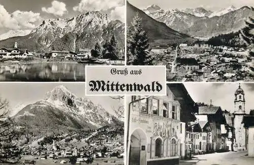 Postcard Germany Mittenwald