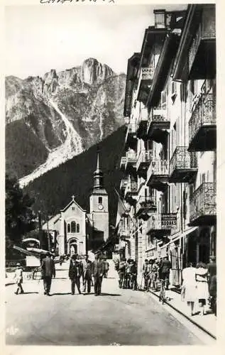 France Chamonix Mont-Blanc (Hte Savoie) Rue de l'Eglise