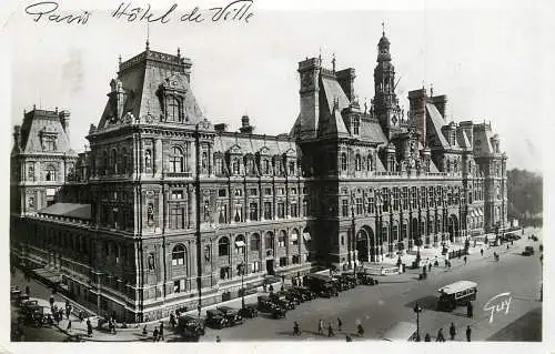 France Paris Hotel de Ville