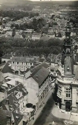 France Sens (Yonne) Hotel de Ville & la Poste vue aerienne