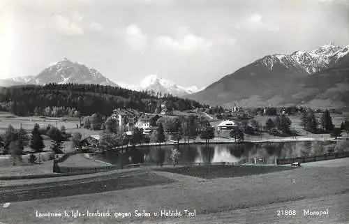 Austria Tirol Lansersee bei Igls - Innsbruck gegen Serles und Habicht