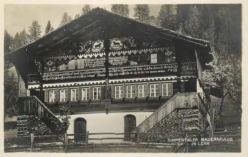 Postcard Switzerland Bernerhaus Chalet Bernois