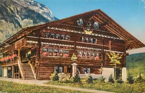 Postcard Switzerland Bernerhaus Chalet Bernois