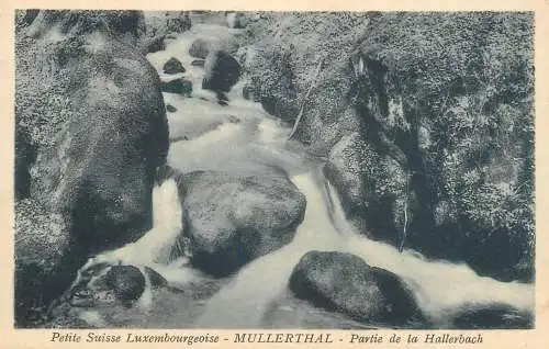 Postcard Luxembourg Muellerthal Hallerbach