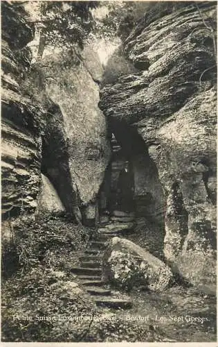 Postcard Luxembourg Berdorf seven gorges