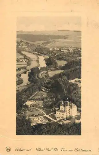 Postcard Luxembourg Echternach Hotel Bel Air aerial