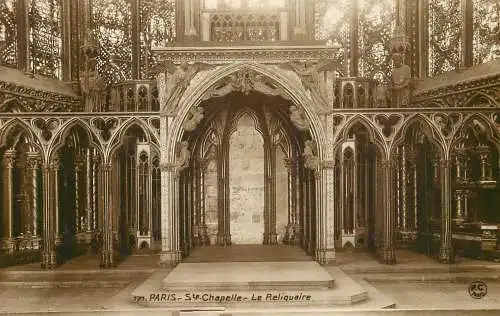 France Paris Sainte Chapelle Le Reliquaire