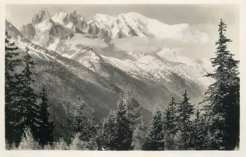 France Chaine du Mont Blanc vue de Coupeau
