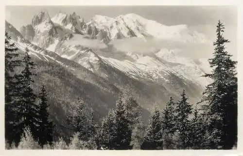 France La Chaine du Mont Blanc vue de Coupeau