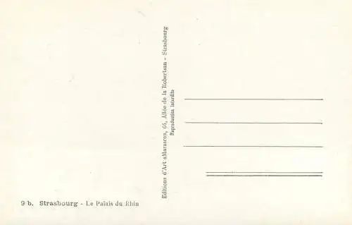 France Strasbourg Palais du Rhin