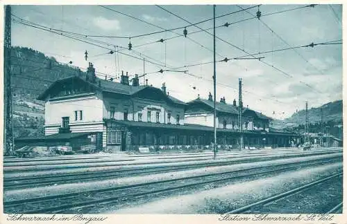 Schwarzach im Pongau railway station 1944