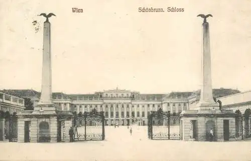 Postcard Austria Wien Schonbrunn palace