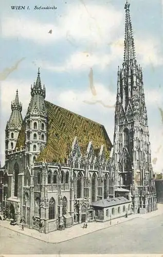Postcard Austria Wien Stephanskiche