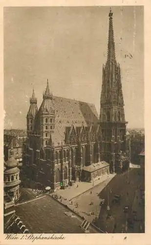 Postcard Austria Wien Stephanskirche