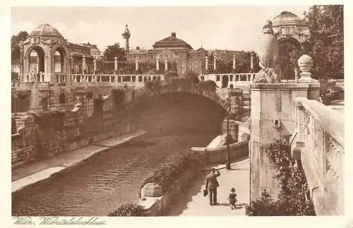 Postcard Austria Wien Wientalabschluss