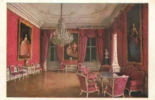 Postcard Austria Wien Schönbrunn Palace corner room