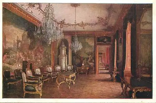 Postcard Austria Wien Schönbrunn Palace Gobelin tapestry room