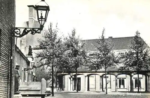 Postcard Netherlands Middelburg Binnenhof
