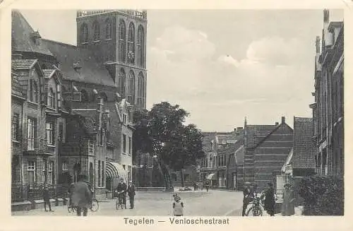 Postcard Netherlands Tegelen cathedral