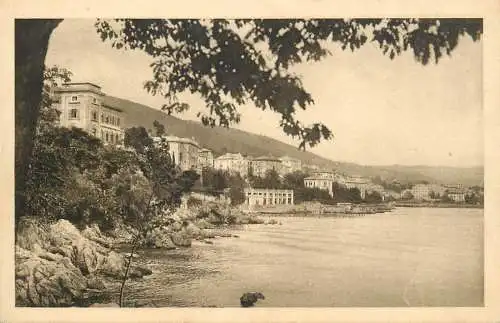 Postcard Croatia Opatija Abbazia