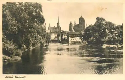 Postcard Poland Wrocław