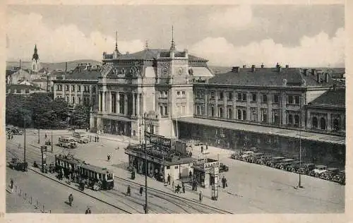 Postcard Czech Republic Brno tram