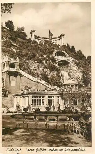Postcard Hungary Budapest Szent Gellert